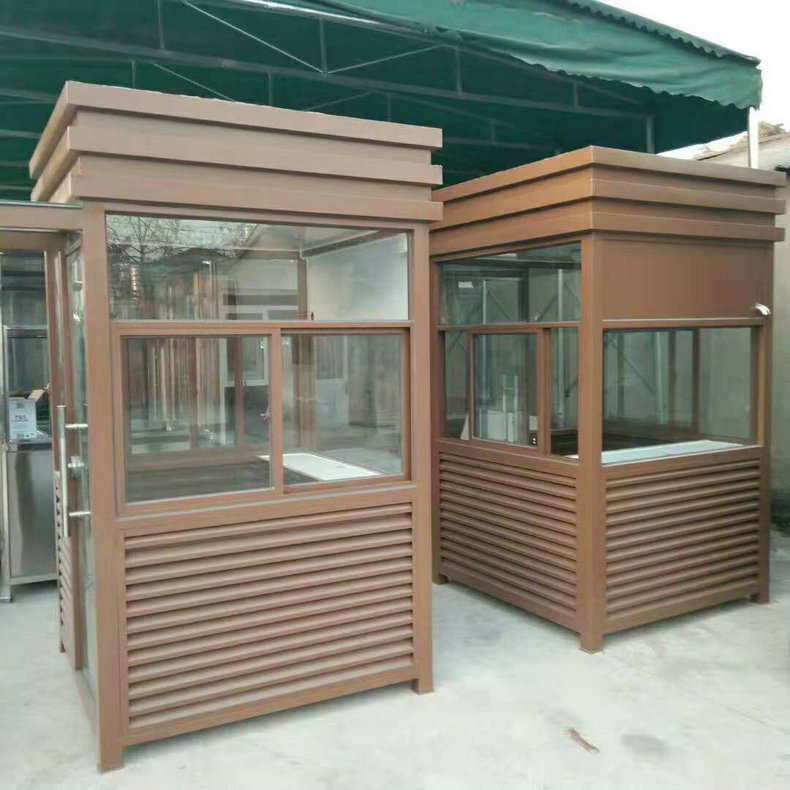 热销供应四川成都不锈钢钢结构不锈钢彩钢金属雕花板移动收费岗亭