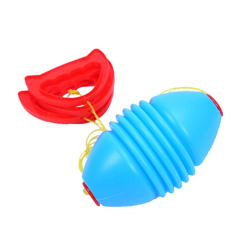 Sensory integration training equipment, pull ball, children's pull-up ball, bouncy shuttle hand-pulled ball, kindergarten parent-child interactive toy