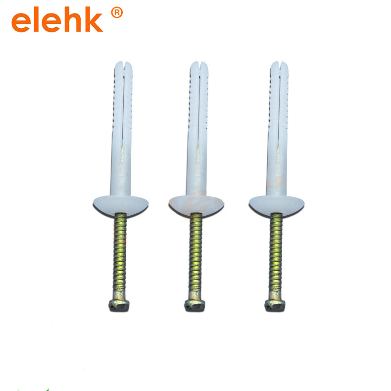 塑料膨胀螺丝管 供应塑料膨胀螺丝栓膨胀螺丝厂家批发胶粒出口