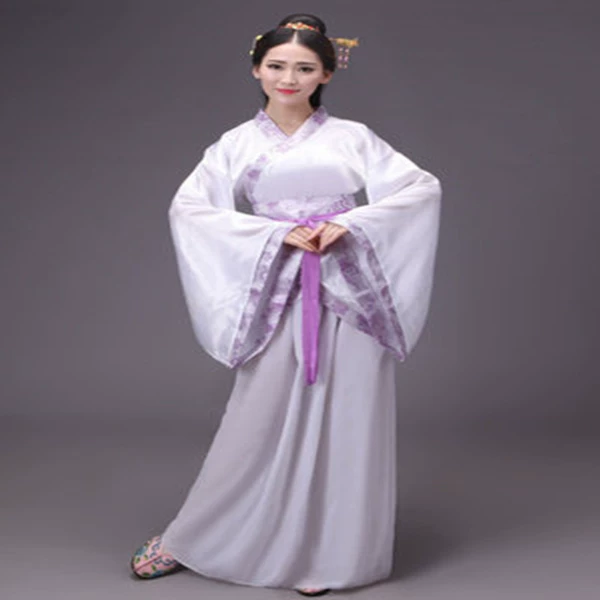 Purple side white skirt