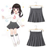 Autumn skirt, children's mini-skirt for elementary school students, suitable for teen