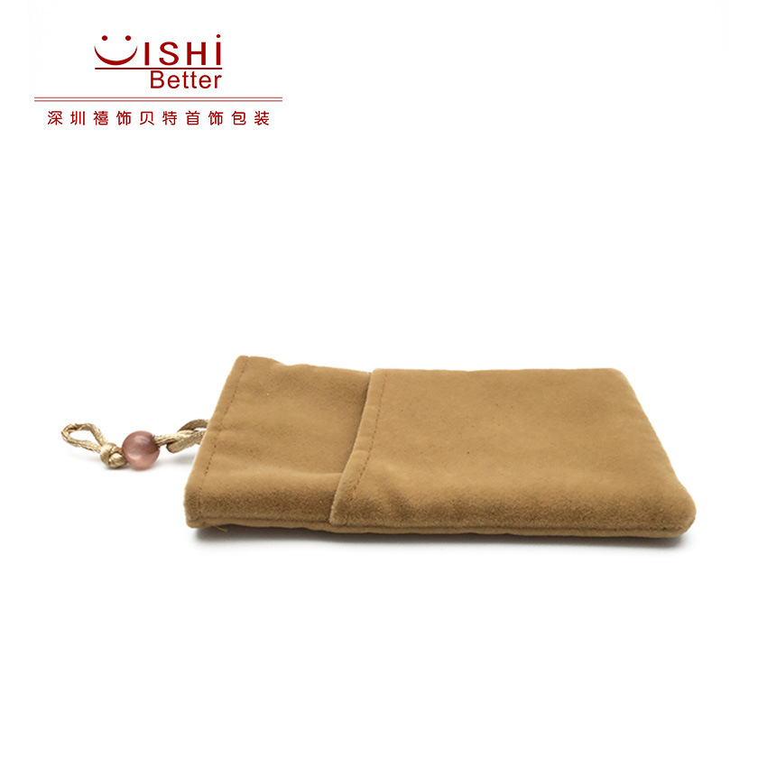 【厂家直销】珠宝手机防护袋子绒布两层可制作尺寸logo