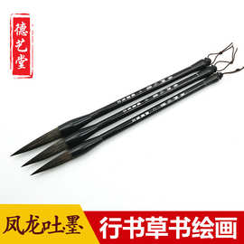 厂家批发 鼠毫毛笔 江西大中小楷书法国画使用练习笔鼠须毛笔批发