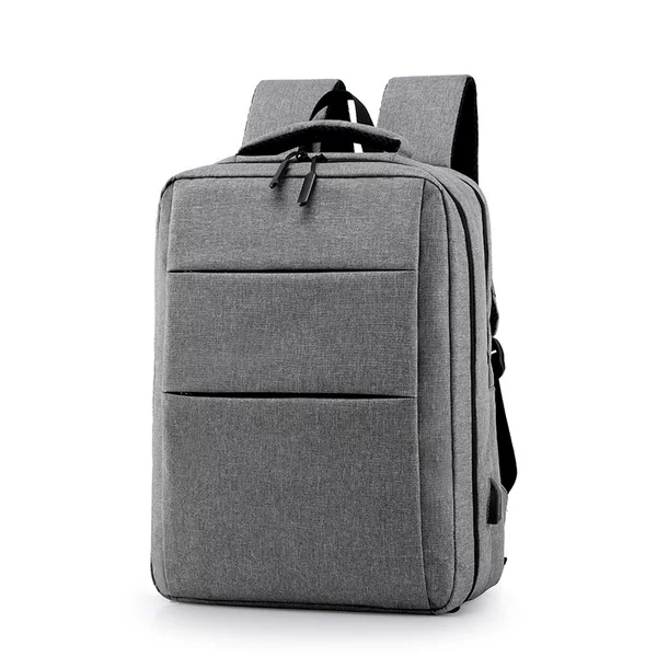 Backpack Cross-border USB Backpack Simple Business Casual Backpack Women's Men's Computer Bag
