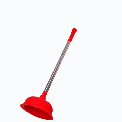 Toilet plunger with powerful thread rubber plunger rubber pusher to unblock toilet siphon sewer drain large suction plunger
