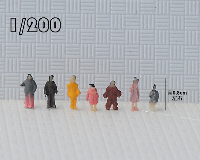 Mini simulación muñeca edificio arena Mesa escena material decorativo Colorido figura modelo miniatura paisaje pequeña figura colorido hombre