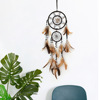 New Indian Catcher Dream Network Two Ring Ring Home Decoration Handmade Weaving Pendant Cute Girl Heart Feather Wall Decoration