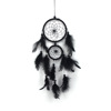 New Indian Catcher Dream Network Two Ring Ring Home Decoration Handmade Weaving Pendant Cute Girl Heart Feather Wall Decoration