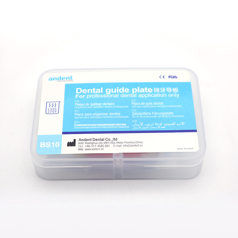 Arreglo de diente dental Placa de guía arreglo de diente herramienta de medición auxiliar arreglo de diente de ortodoncia regla dentadura herramienta mecánica