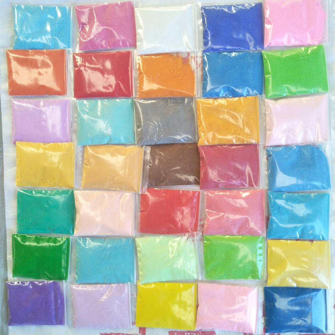 30克一袋染色彩砂  微景观用彩色砂子 沙画用小袋彩砂