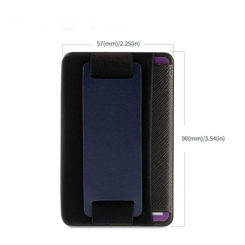 Elastic mobile phone, card holder, tubing, on elastic band