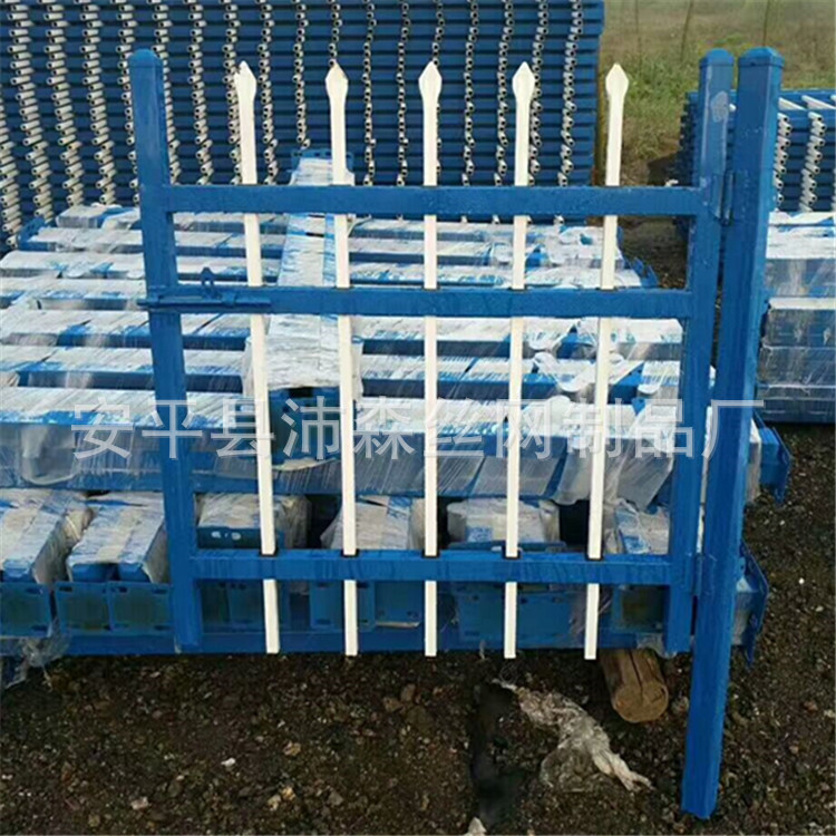 厂家批发销售铁艺锌钢护栏 小区别墅厂区锌钢围墙栅栏