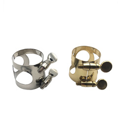 High B flat clarinet clarinet mouthpiece clip reed clip metal clip lacquered gold clip nickel plated clip