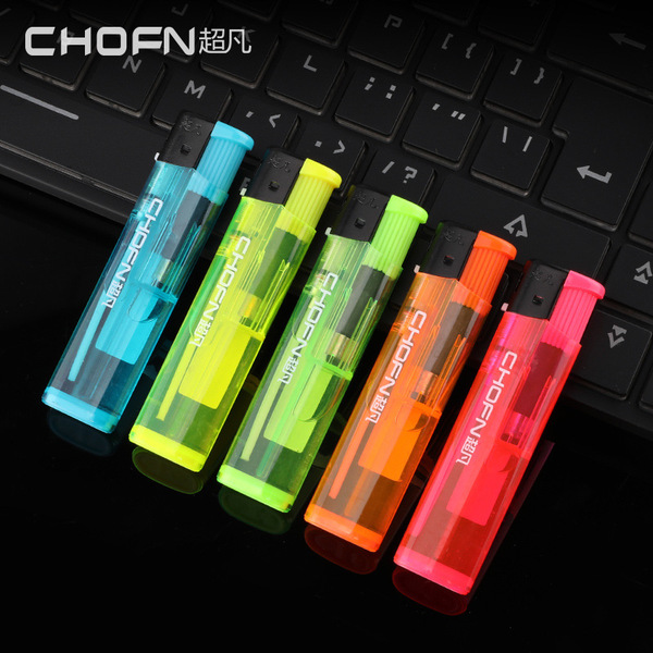 disposable plastic creative transparent lighter