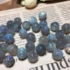 Natural Gray Moon Light Carving Better Bad DIY DIY with Blue Light Lighting Stone and Foot Necklace Accessories