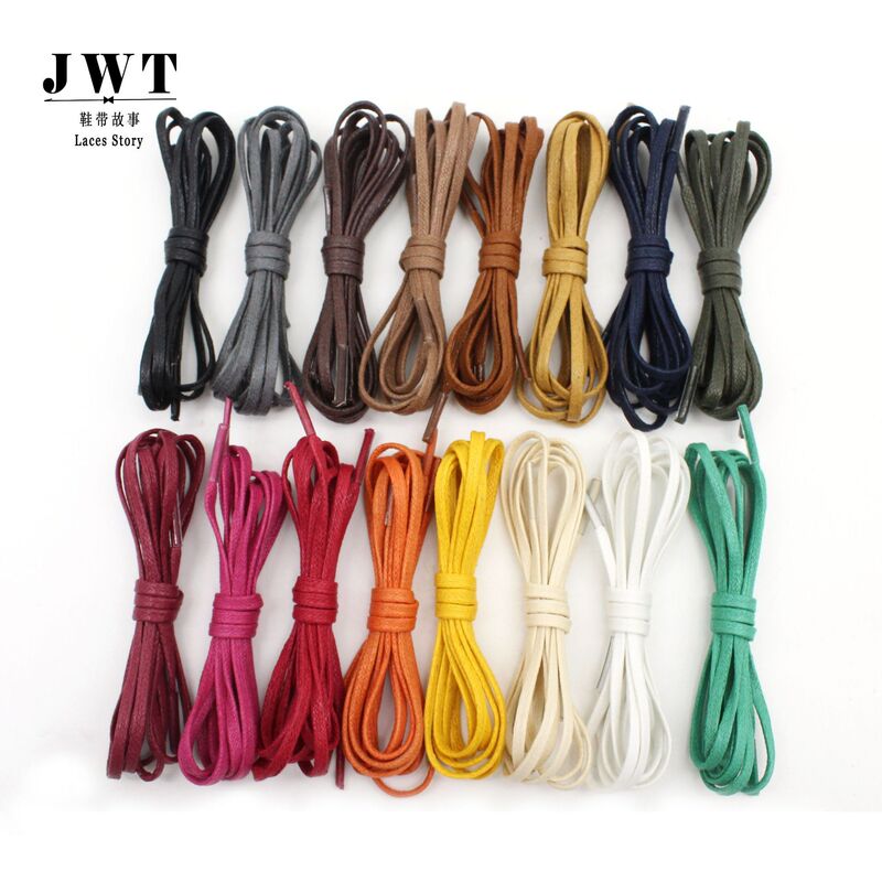 Waxed Environmentally Friendly Cotton Rope Shoelaces, Flat and Waxed Leather Boots, Boots, High-heeled Boots, Decorative Lanyard Waxed Environmentally Friendly Cotton Rope Shoelaces, Flat and Waxed Leather Boots, Boots, High-heeled Boots, Decorative Lanyard