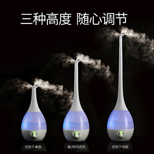 Factory ultrasonic air aromatherapy machine humidifier large capacity household silent colorful floor-standing humidifier