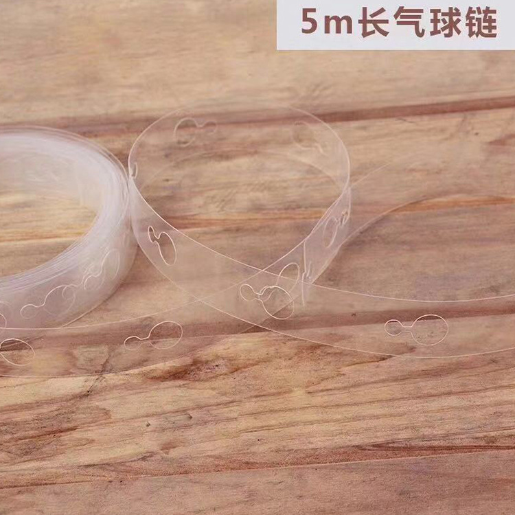 Globo accesorios irregular globo cadena boda cumpleaños fiesta boda Decoración habitación accesorios doble agujero globo cadena