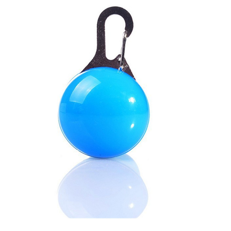 Colgante luminoso LED para mascotas al por mayor Lámpara nocturna para perros anti-pérdida Lámpara nocturna de silicona para perros Lámpara nocturna