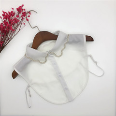 秋冬款韓版手工釘鑽鏈女裝時尚襯衫假領 廠家直銷服裝服飾假領子