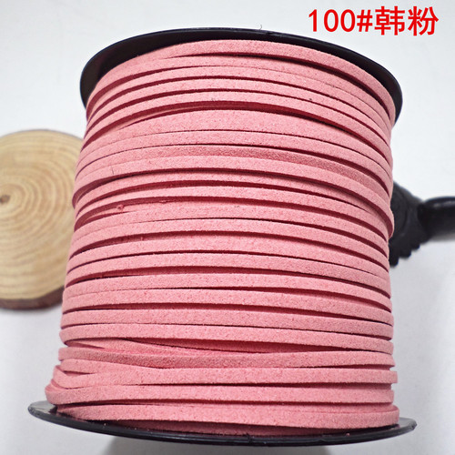 2 Yuan Store Jewelry/DIY Necklace Rope Korean Velvet Rope Deerskin Rope Square Leather Rope Braided Bracelet Suede