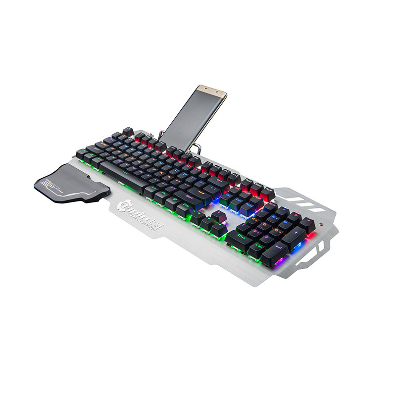 Factory Outlet Keyboard PK-900 Super Large Cool Metal Keyboard Wired Mixed Light Pluggable Green Shaft Factory Outlet Keyboard PK-900 Super Large Cool Metal Keyboard Wired Mixed Light Pluggable Green Shaft