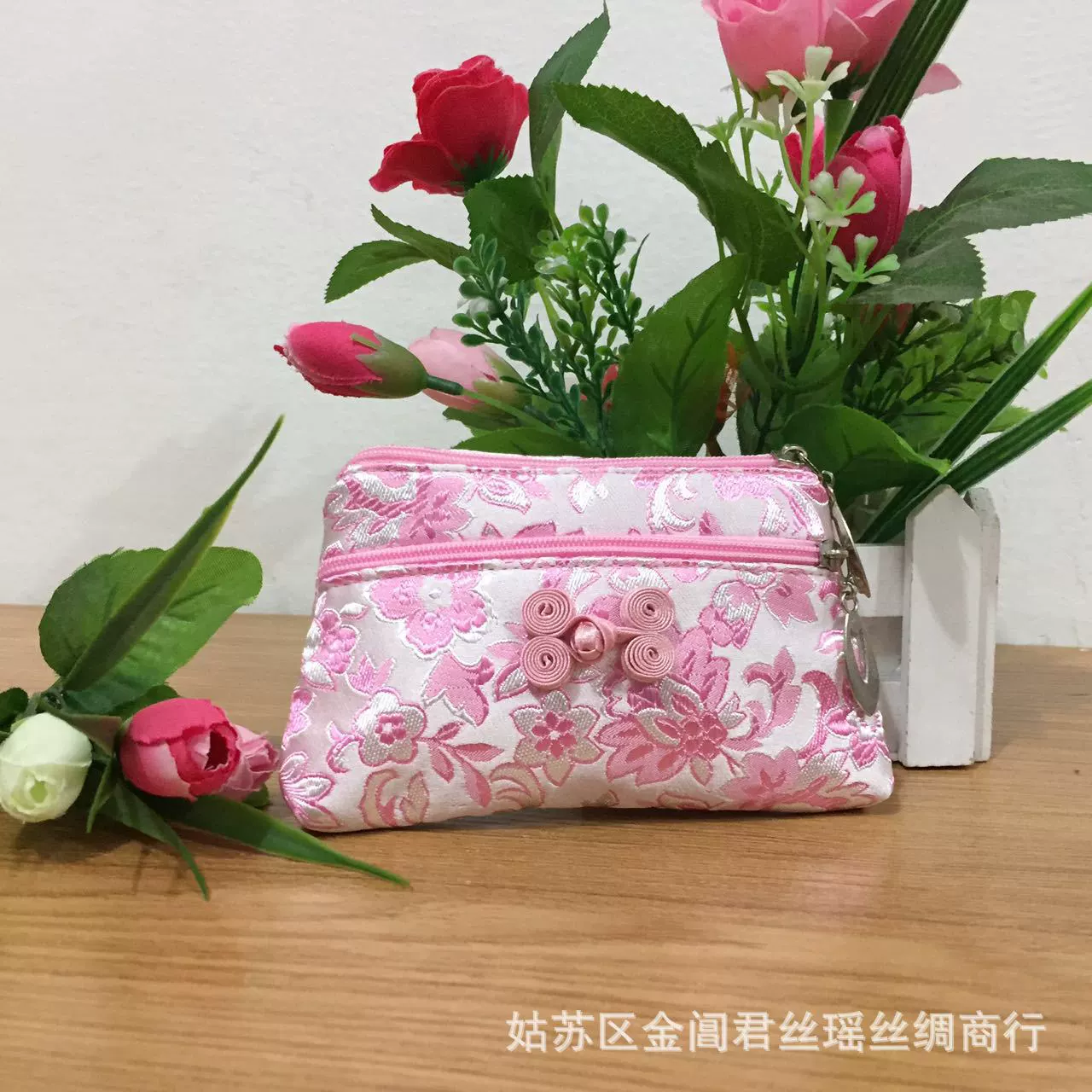 Wallet, fashionable bag with zipper, Birthday gift