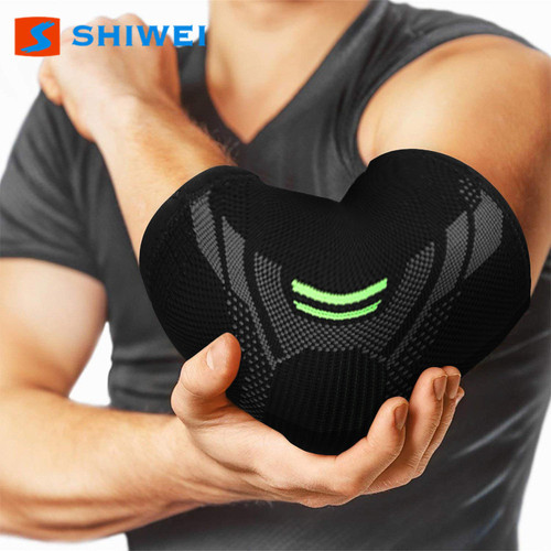 Nylon Knitted Basketball Nylon Sports Elbow Protectors Men's and Women's Arm Guards Pressurized Protection Perspiration Breathable Cycling Wholesale