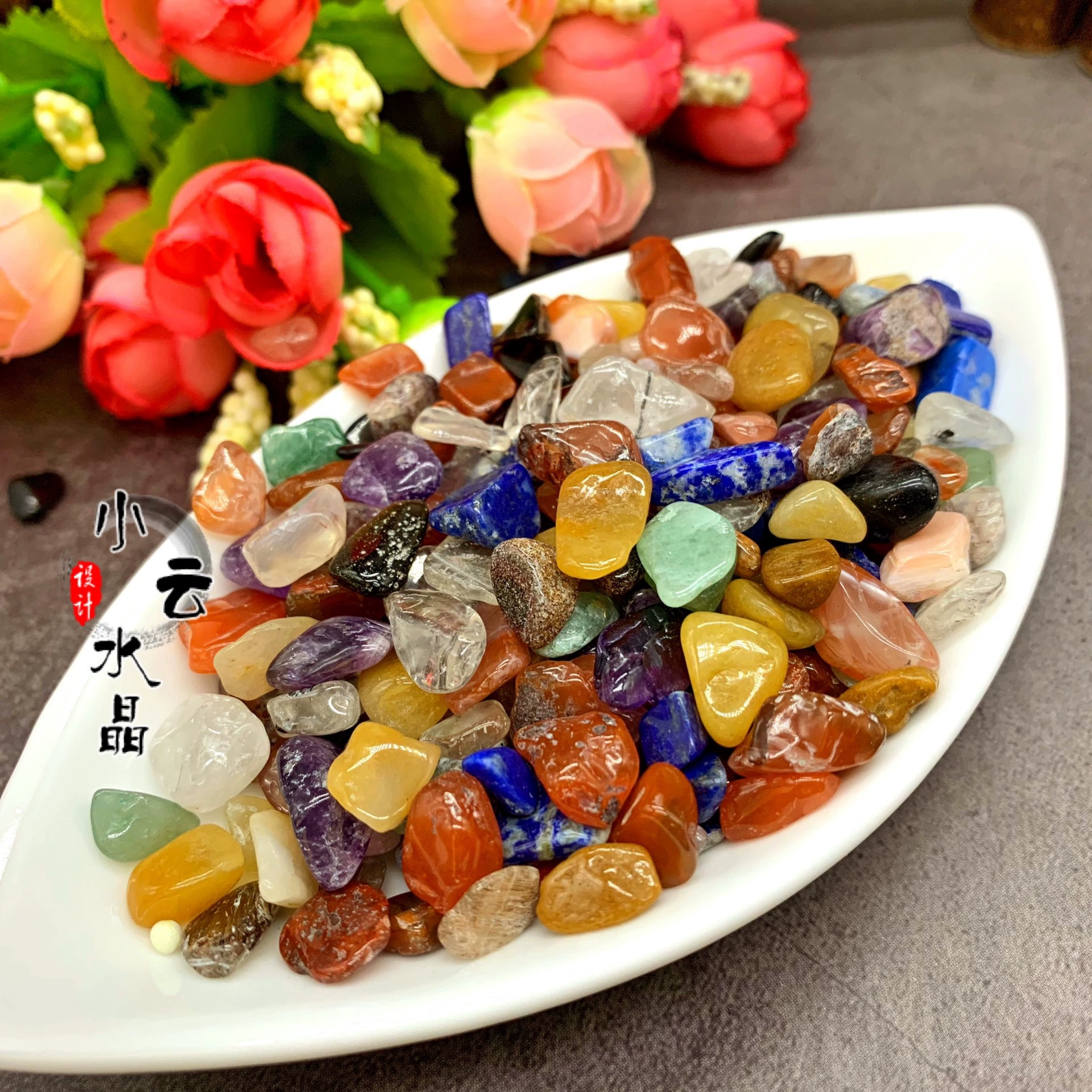 Natural Crystal Кристалл Цвет кристалл кристалл кристалл кристалл поддержка Будда семь покемонов маятник Производители Прямые продажи