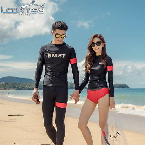 Sunscreen Diving Suit Couple's Buoyancy Suit Long Sleeve Swimwear Jellyfish Suit Jellyfish Suit Surfing Suit Men and Women Quick-Drying Sun Protective Clothing