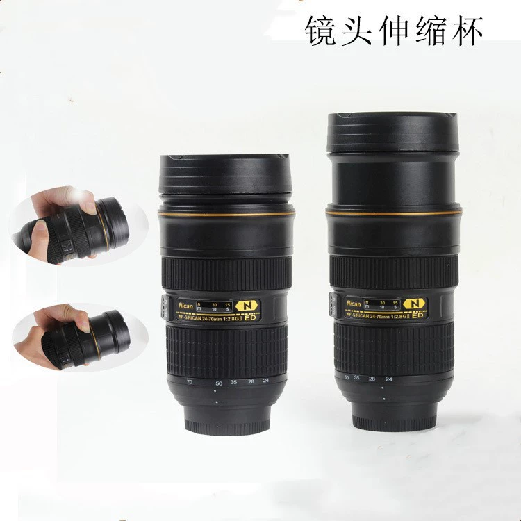  Camera, coffee lens stainless steel for men and women for elementary school students, internet celebrity
