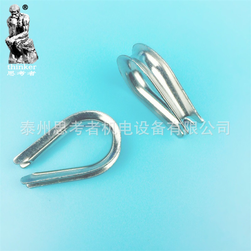 304不锈钢鸡心环M2-M32夸口钢丝绳保护三角套环 批发索具链条