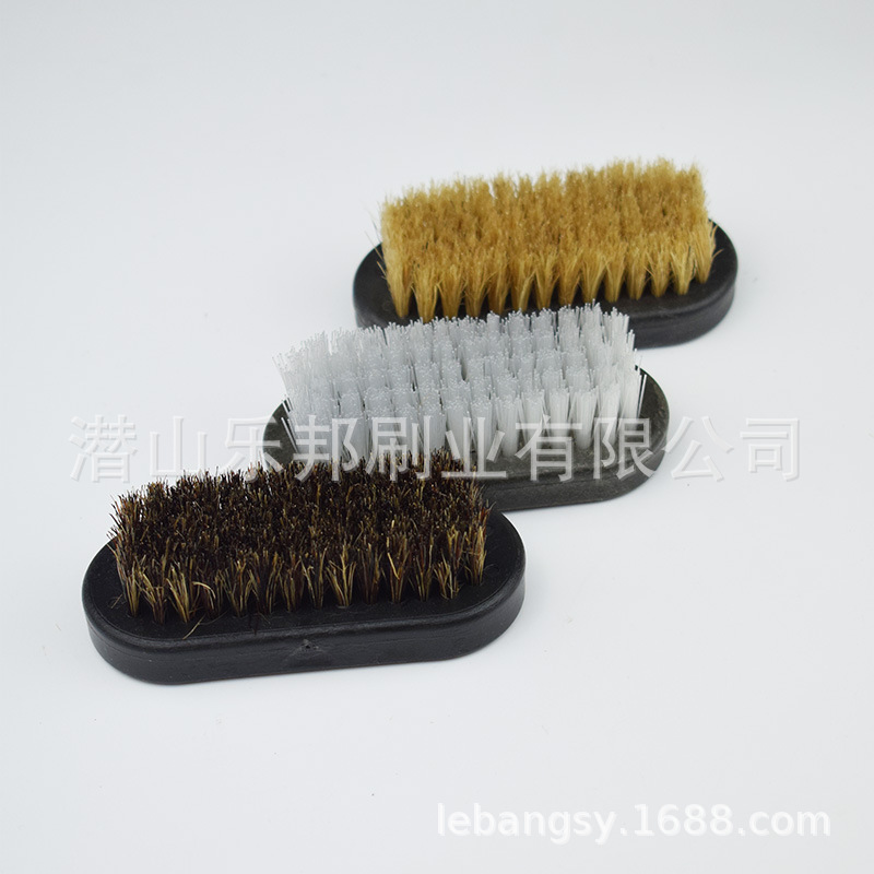 核桃刷 文玩清理刷 鬃毛刷 鬃毛无柄板刷文玩金刚包浆刷养护刷子