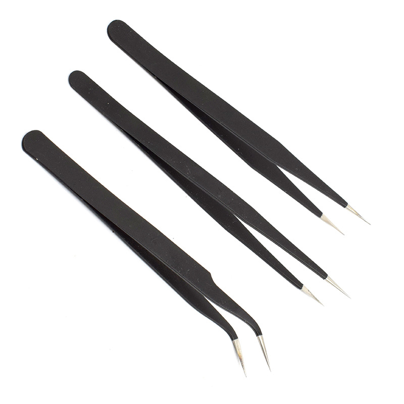 Pinzas antiestáticas pinzas de ESD-11ESD-12 ESD-15 de exportación de espesor 1,5mm pinzas de acero inoxidable a granel image 3