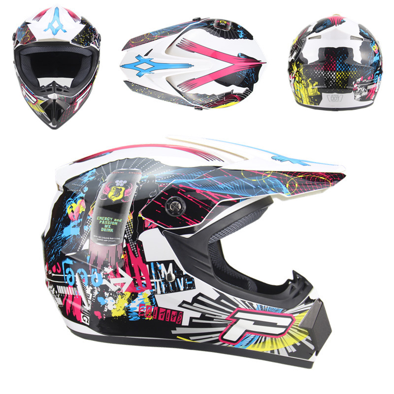 Edición de comercio exterior exclusivo transfronterizo personalizado ATV casco de equitación juventud bicicleta de montaña fuego fantasma casco completo DH Kart casco
