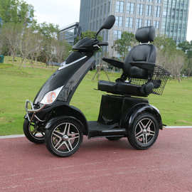 新款电动三轮车老年成人家用四轮电动车残疾人代步休闲车外贸