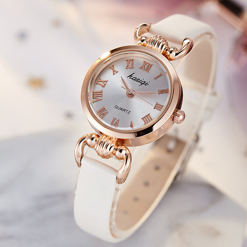 New Fashion Women's Watch Women's Belt Lady's Student Versatile Fashion Watch Electronic Quartz Watch Factory Direct Sales