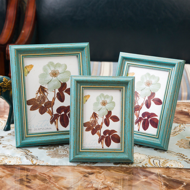 Creative photo frame wholesale set table retro picture frame company gift 5 inch 8 inch 6 inch 7 inch 12 inch 10a4LOGO