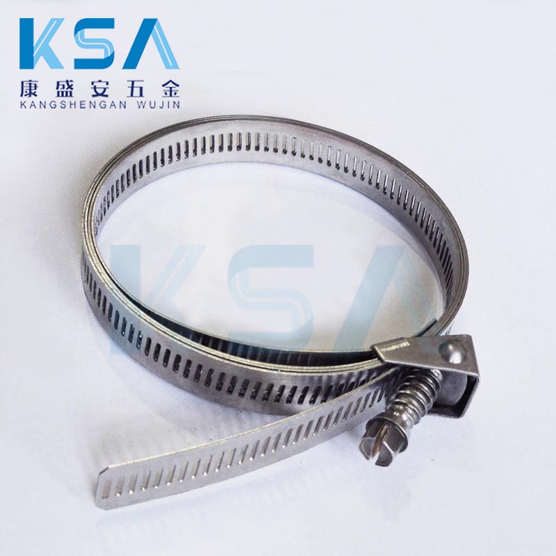 供应201不锈钢开放式喉箍 14mm宽 不锈钢卡箍 扳倒式 快装式喉箍