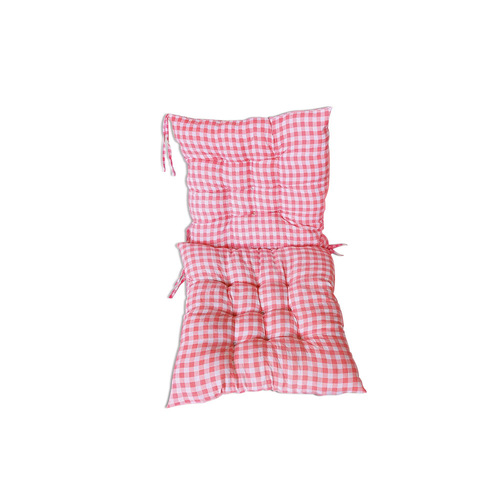 Japanese soft cute girl pink plaid cushion student dormitory office chair cushion winter thickened soft cushion
