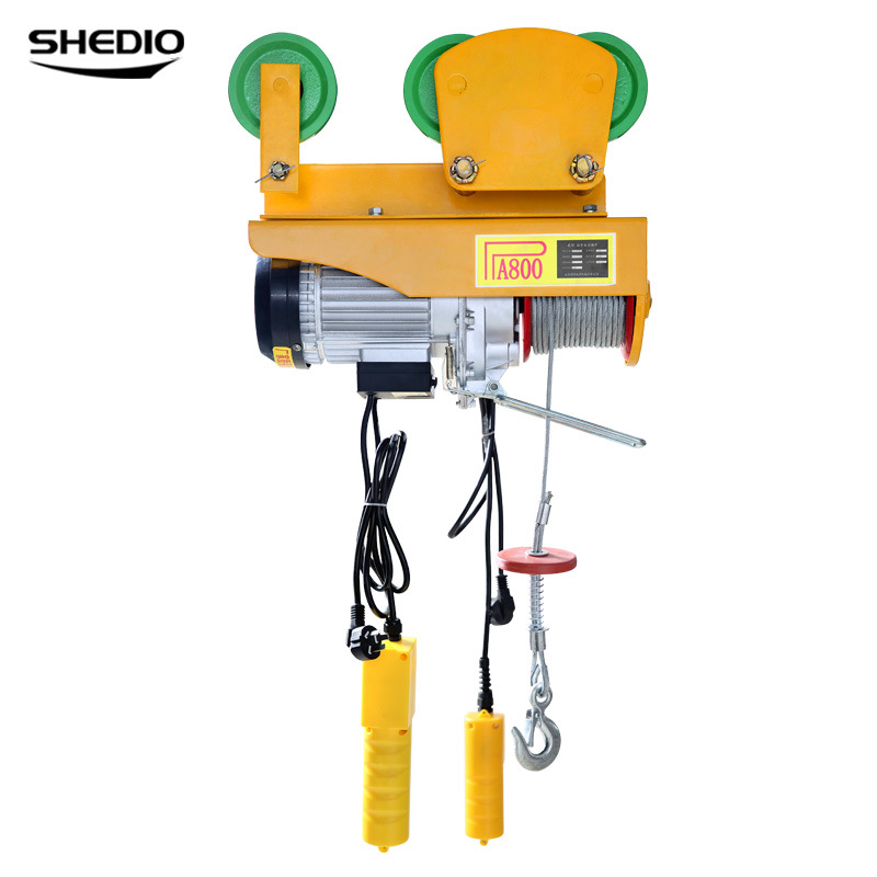 微型电动葫芦300公斤5001t钢丝绳小型220V小吊机晟雕便携式起重
