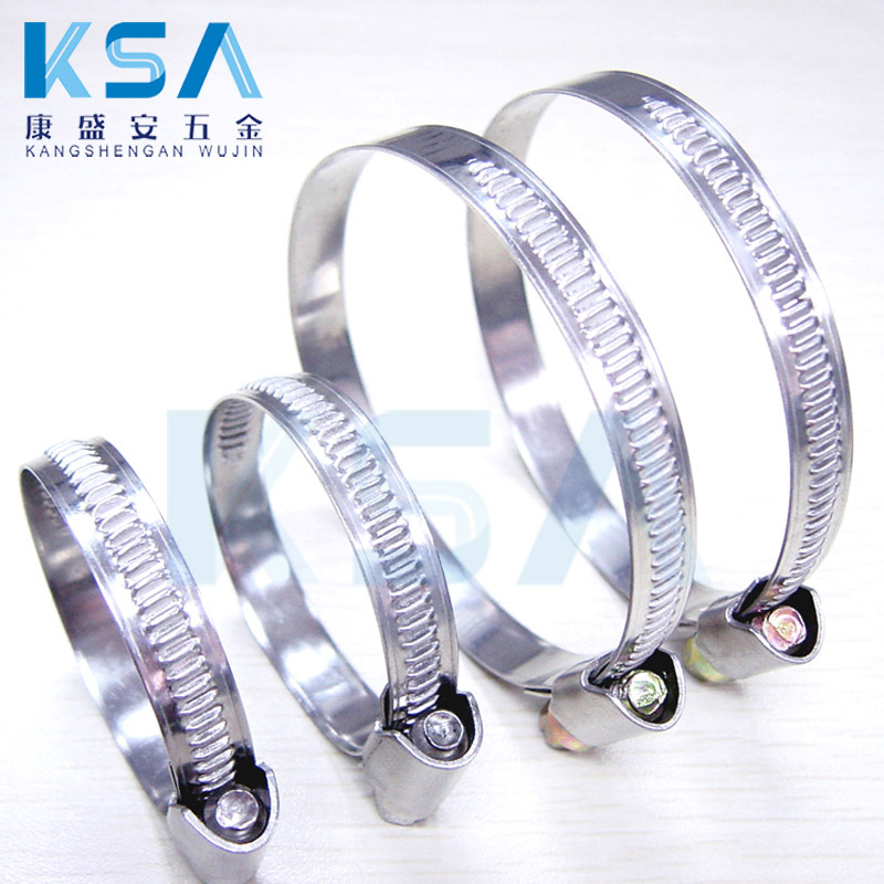 供应12mm不锈钢德式喉箍　304半钢 不锈钢卡箍 喉箍 抱箍