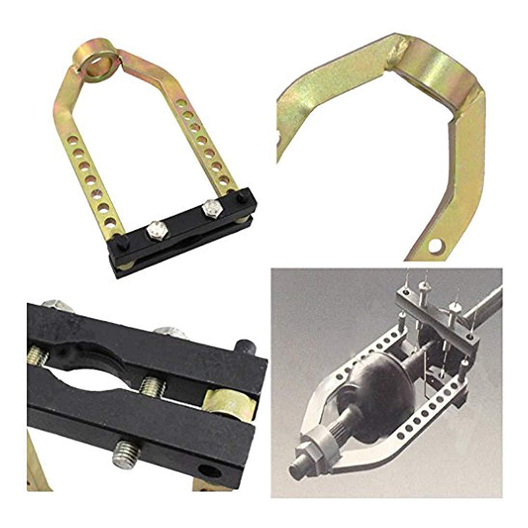 Jaula de bolas de 9 orificios, desmontador universal, jaula de bolas exterior, extractor, carga y descarga, separación del eje de transmisión del automóvil, herramienta de medio eje