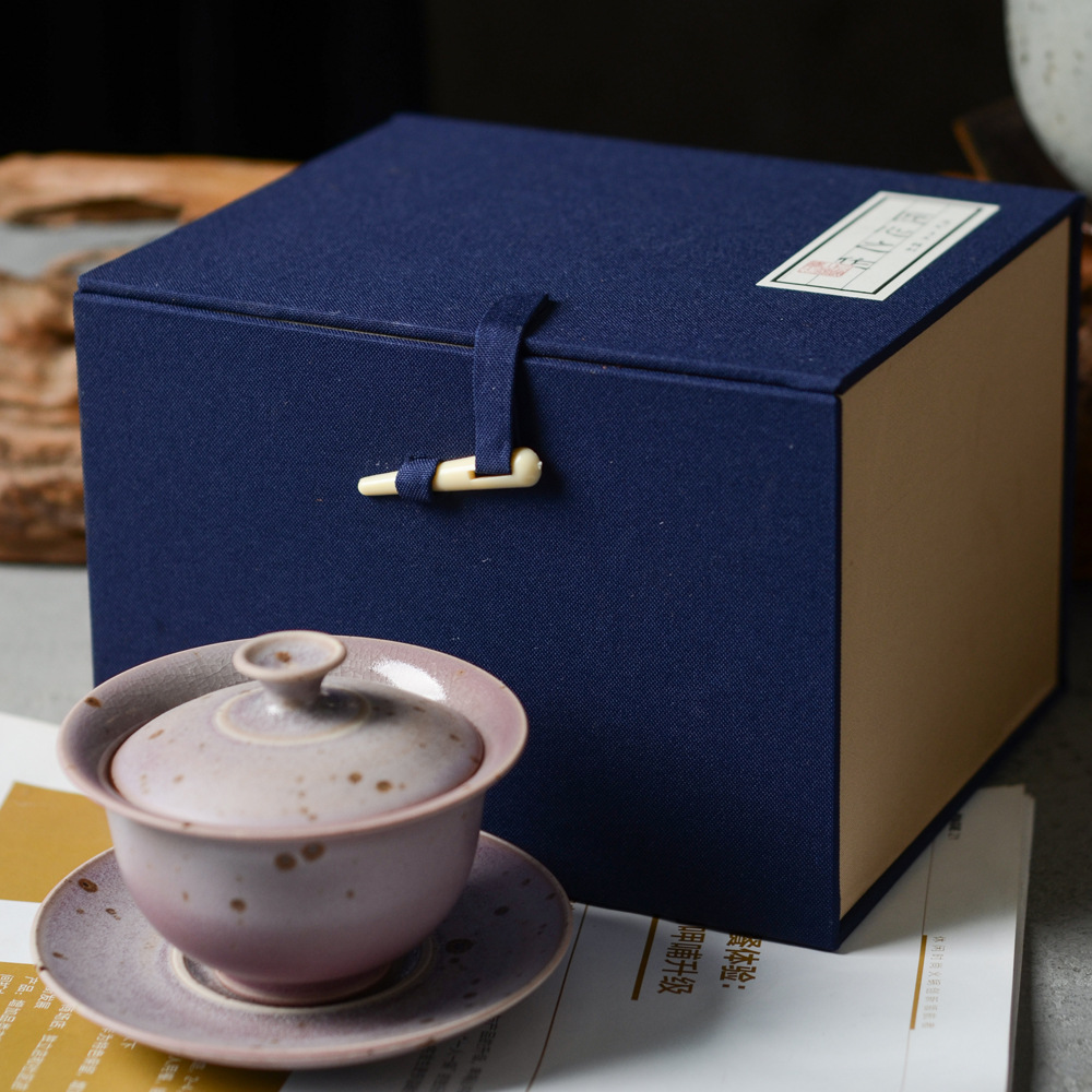 茶具包装盒礼品盒通用空盒子景德镇装茶杯茶壶盖碗的收纳布盒通用