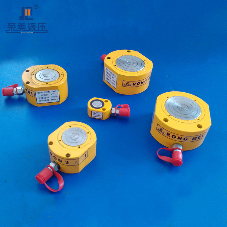 超薄型液压千斤顶JRSM-1000  薄型油缸作用超薄液压千斤顶 100t