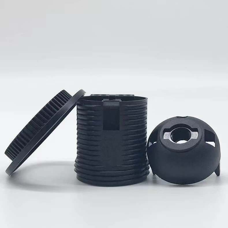 Venta al por mayor de plástico E27 portalámparas accesorios de la lámpara de mesa E14 portalámparas 3C E27 portalámparas de Un solo anillo doble anillo portalámparas de baquelita