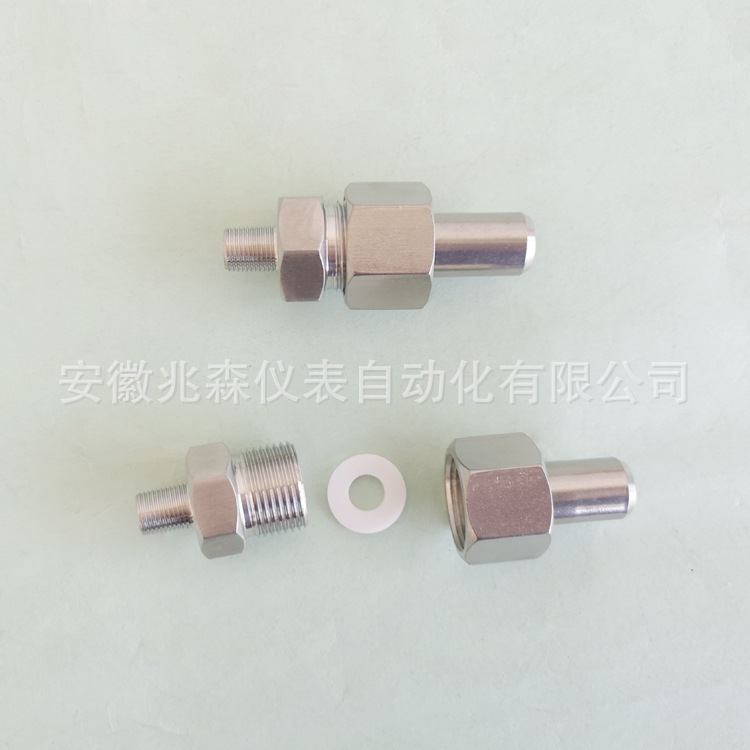 304不锈钢压力仪表变送器接头1|8NPT外丝-φ14*2 npt1/8-14*2