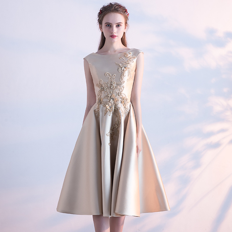 Winter elegant colored long evening dress
