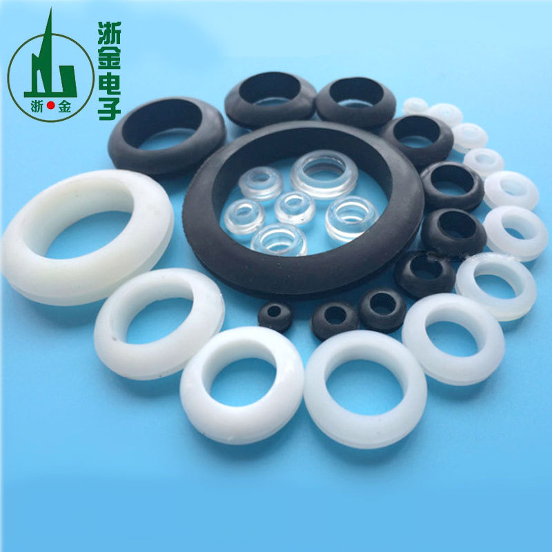 恒金双面护线圈 HJ-8过线圈保护电线套防磨密封环PVC适配9 10mm孔