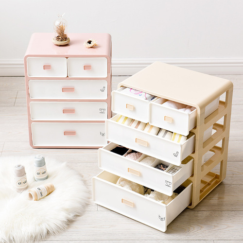 Drawer underwear storage cabinet thick plastic storage box large storage box clothing miscellaneous organization box direct sale from manufacturer